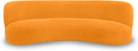 Диван Patti 2400 ОГОГО (арт.853227), (Мех/Оранжевый)