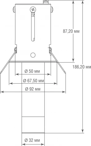 Встраиваемый светильник 5W черный Donolux Hubble DL20232In5W1BBr (LED, 220V, круглые)