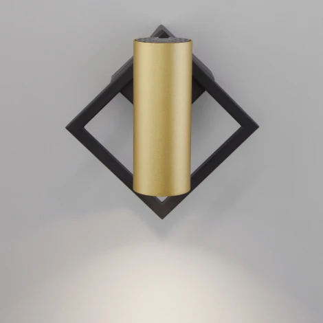 Спот Eurosvet Turro 20091/1 LED черный/ золото (220V)