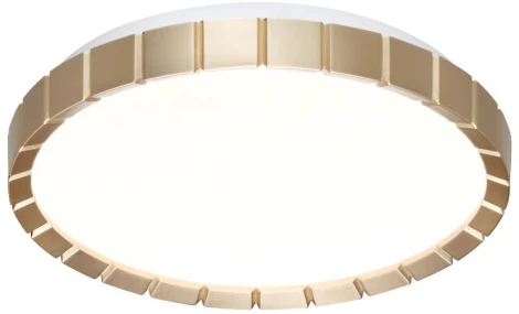 Настенно-потолочный светильник Sonex Atabi Gold 7648/CL PALE SN пластик/белый/золотой LED 30Вт 4000К D336 IP43 (220V, круглые)