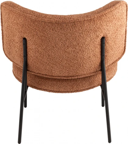 Кресло District Lounge букле терракотовый Stool Group (арт.УТ000039111)