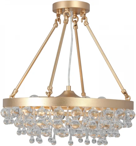 Подвесная люстра Vitaluce V5352-8/4S, 4хE14 макс. 40Вт (220V, хрусталь)