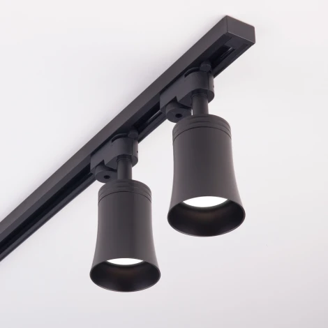 Трековый светильник однофазный черный 220V MRL Elektrostandard Vetro 1001