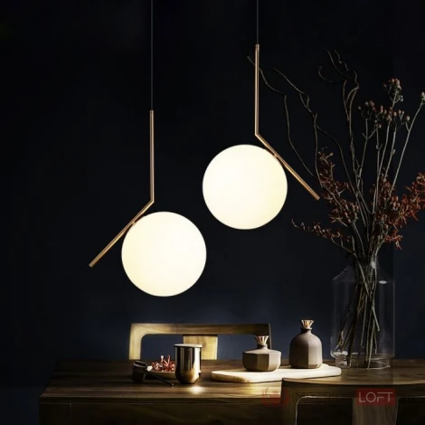 Подвесной светильник (люстра) Flexic Lights Family Michael Anastassiades D20 ImperiumLoft 73680-22 (185397-22) (220V, на проводе, шар)