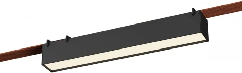 Трековый светильник ременной ST Luce Band ST456.446.12 Черный LED 1*12W 4000K 670Lm 48V
