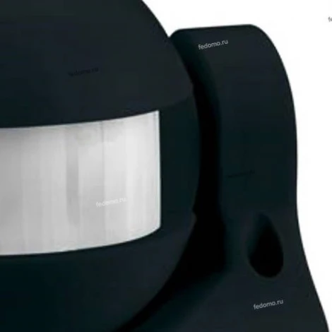 Датчик движения инфракрасный накладной Horoz Linea, черный, 1000W, IP44