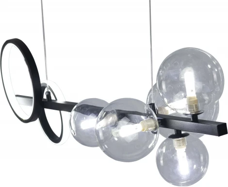 Подвесной светильник светодиодный AM Group AM456 BK (220V, на проводе)