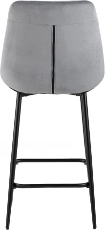 Стул полубарный Stool Group Флекс велюр серый УТ000034997