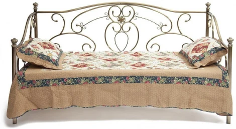 Кровать металлическая JANE 90*200 см (Day bed), Античная медь (Antique Brass) Tetchair 9725