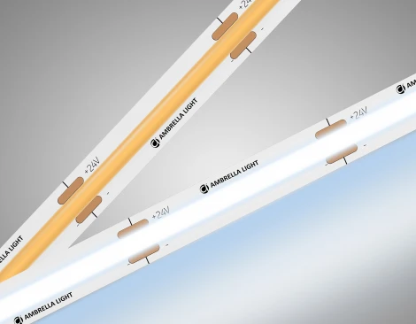 Светодиодная лента COB 528Led/14W m/ 24V IP20 6500K/ 5m*10mm*2mm (2 конт.) Ambrella Illumination GS4753