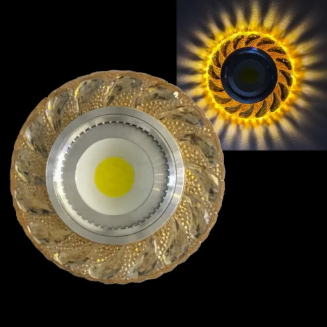 Встраиваемый точечный светильник Reluce 42203-9.0-001PL MR16+LED3W TEA (круглые)