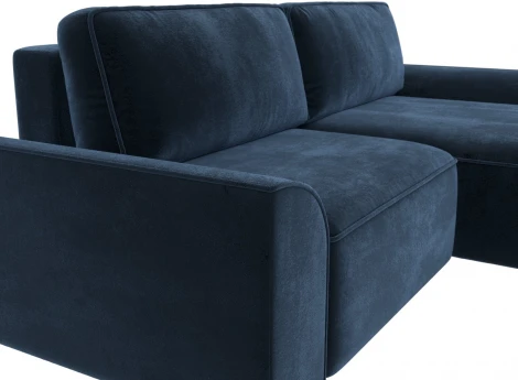 Диван угловой Лига-048 НПБ Лига Диванов (Велюр) арт.128281