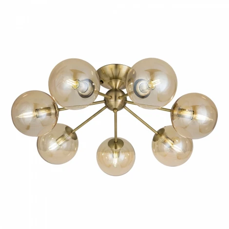 Потолочная люстра Citilux Томми CL102173 (220V, шарики, молекулы)