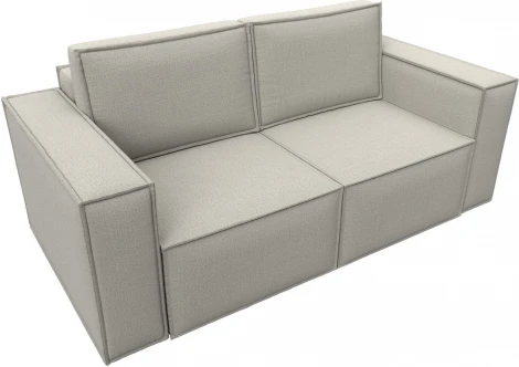 Диван прямой Куба мини (Бежевый/Рогожка) Лига Диванов арт.121889