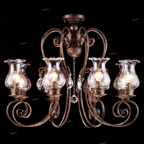 Подвесная люстра Arte Lamp Palermo A2053LM-8BR