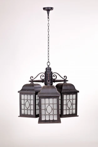 Уличный светильник подвесной Oasis Light LONDON L 64870L/3 Bl (220V, на цепи, IP44)