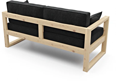 Диван Arsko Астер Мини сосна черная рогожка