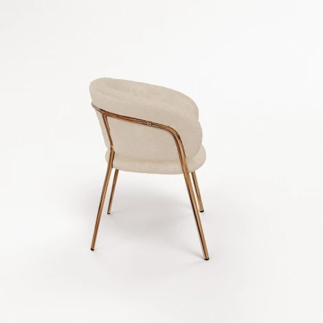 Стул Serene Enchantment Hesby (Металл/Бежевый) арт.HSBI_HTC0255_beige_2