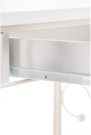 Туалетный столик Woodville Клео 3 белый / белый 446224