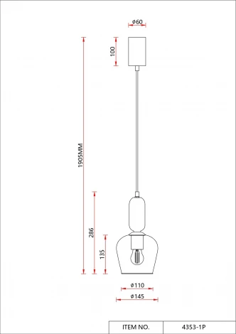 Подвесной светильник F-Promo Dubbel 4353-1P