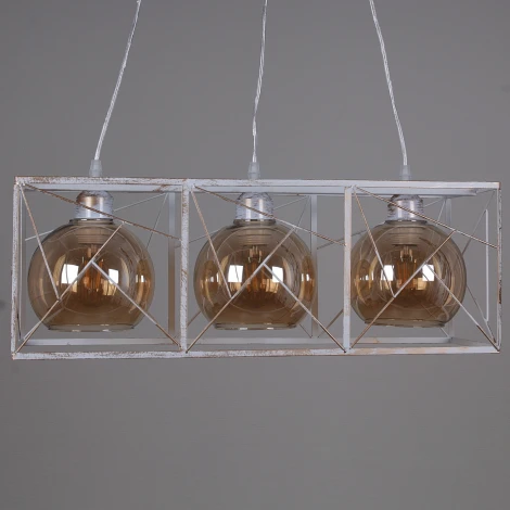 Подвесная люстра Reluce 03462-0.4-03 WH+GD (220V, на проводе)