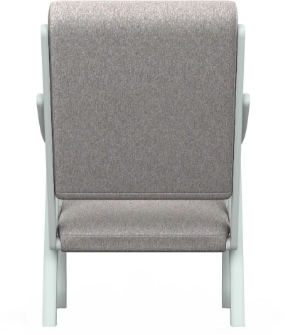 Кресло Вега 10 ткань серый, каркас снег от фабрики Mebelik