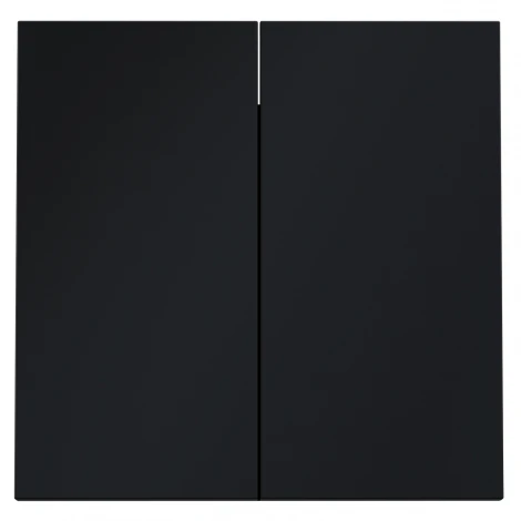 Клавиши для выключателя/переключателя двухклавишного Voltum S70 VLS000307 (графит)