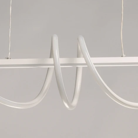 Подвесной светильник с гибким неоном De City Аурих 108011401 (регулировка яркости, LED, 220V, пульт управления, на тросе)