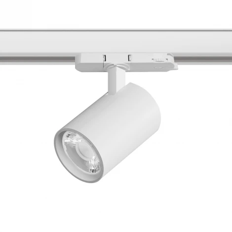 Трековый светильник трехфазный светодиодный LED 24W 220V 15G с адаптером Lightstar Alta Base A5246QT15G