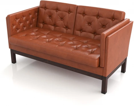 Диван Arsko Айверс М венге оранжевый кожзам