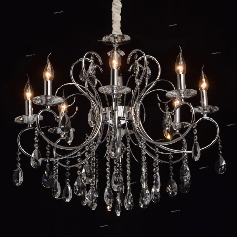 Подвесная люстра MW-Light Адель 373013308 (220V, подвески, на цепи, подсвечник, свеча)