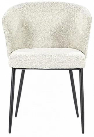 Набор из 2 стульев Cadence Serene Hesby (Металл/Букле, Белый) арт.HSBI_DC148_white_2