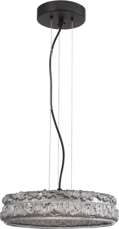 Подвесной светильник ST Luce Antike SL6143.413.01 черный/дымчатый LED 1*15W 4000K (220V, на тросе, круглые)