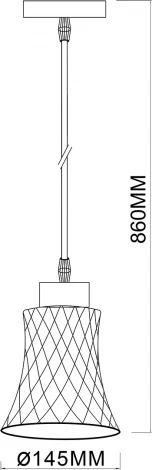 Подвесной светильник Escada Carnival 10193/1S Matt E27*40W Chrome/Matt (220V, на проводе, круглые)