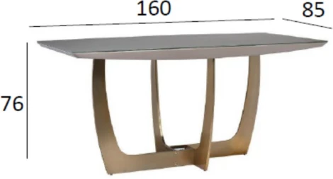 Стол обеденный Space S 160*85*76см Garda Decor арт.58DB-DT14803S