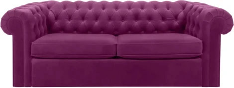 Диван Chesterfield ОГОГО (арт.344560), (Ткань/Фиолетовый)