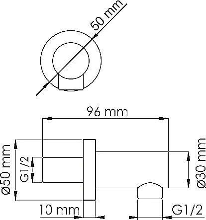 Шланговое подключение Wasserkraft Isar A111