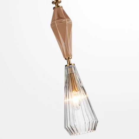 Бра Odeon Light Terra 5414/1WB античная бронза/терракот/синий/стекло/керамика E14 1*40W (220V)