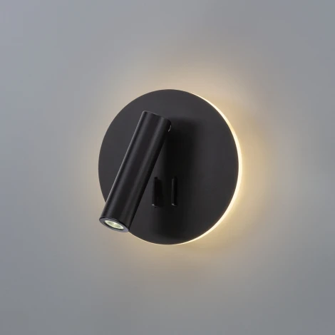 Спот для чтения Arte Lamp Electra A8232AP-1BK (LED, 220V, выключатель)