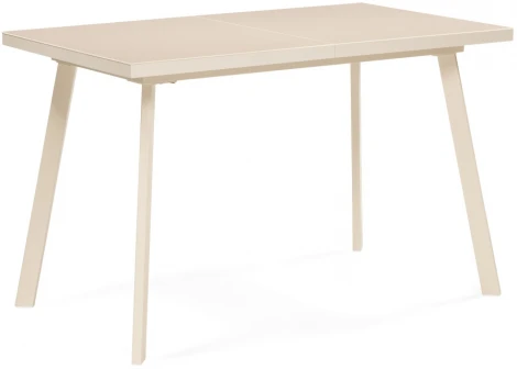 Стеклянный стол Woodville Маккензи 120(150)х70х77 кремовый 551089