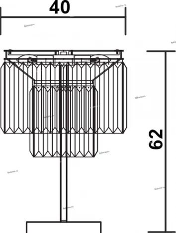 Интерьерная настольная лампа Divinare Nova 3001/01 TL-4