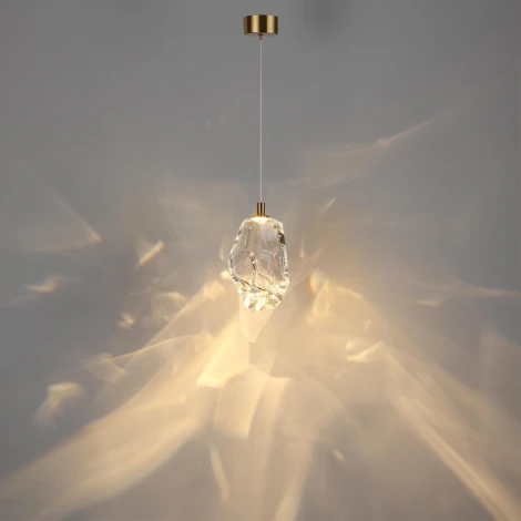 Подвесной светильник Odeon Light Gemme 7114/4LA прозрачное стекло/металл IP20 LED 4W 300Лм 3000K 200° 220V