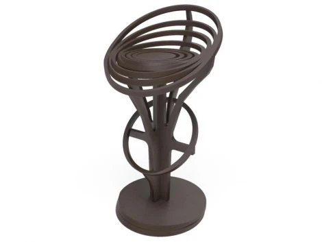 Стул барный Лофт Кронос Белый фанера