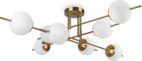 Потолочная люстра на штанге Damask FR5205PL-08BS (220V, шарики)