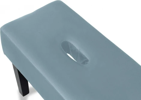 Табурет мягкий Handy ОГОГО (арт.671368), (Велюр,Экокожа/Голубой)