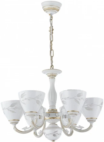 Подвесная люстра Arte Milano AM343659 343659/6 WT+G (220V, на цепи)