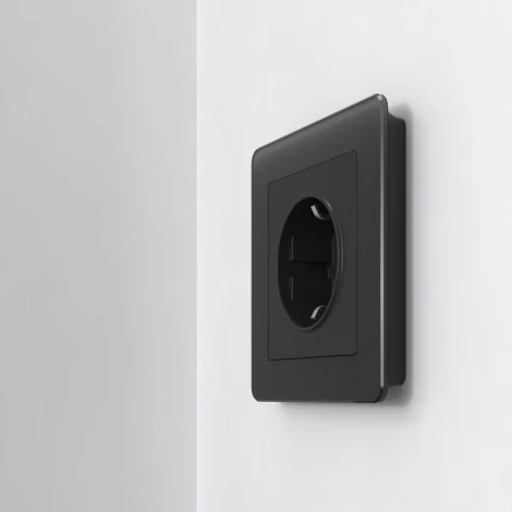 Рамка на 1 пост Acrylic (черный) Werkel W0012708 (a059316)