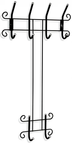 Вешалка Грация 780 черный/серый Sheffilton 7239853201