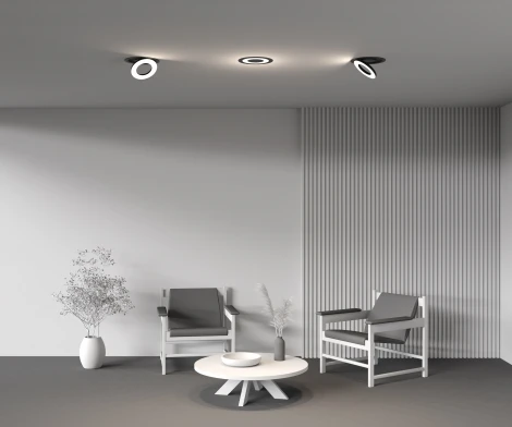 Встраиваемый светильник Maytoni Vector DL102-12W4K-B (LED, 220V, круглые)