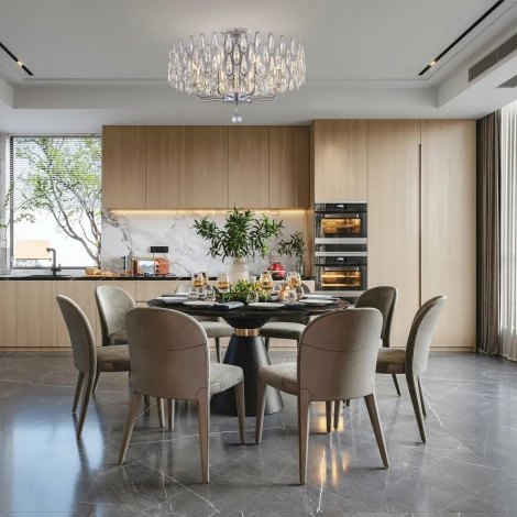 Потолочная люстра хрустальная на штанге Arte Milano Sorrento-2009 372009/8/80/580 CR (220V)